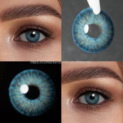 Golden Supplier Pattaya Series Natural 1 Year Rose Color Contact Lens Soft Cosmetic Coloured  Contact Lenses photo-5