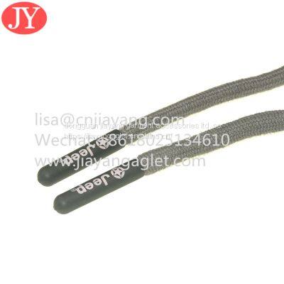 Plastic Aglet Shoelace Tipping Hoodies Drawstring Cord Ends Tips Soft Rubber Aglet Ends photo-3