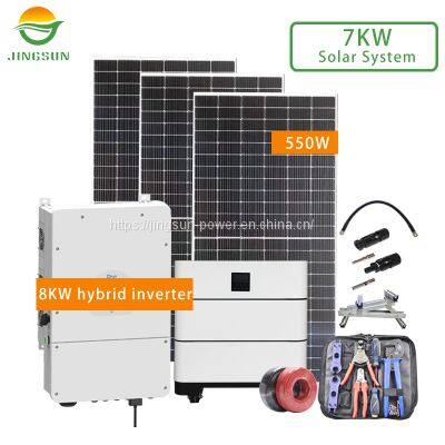 7 KW Solar System 550W Solar Panels