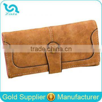 Linka Bags Factory Direct Zipper Hasp PU Leather Wallet Manufacturer OEM