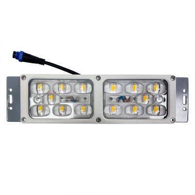 Источник света модульного светильника с LED стеклянной линзой, модульный улично-светильник мощностью 50 Вт, дворовой светильник, ландшафтный светильник, светильник магнолии, модуль для улично-светильника M4G5