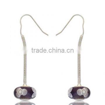 Cheap Murano Lampwork Glass Bead Dangling Earring Made in Shenzhen photo-6