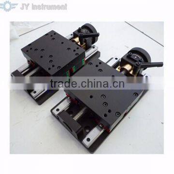 Long travel manual linear translation stages, linear working table, linear translating stages, precision linear stage