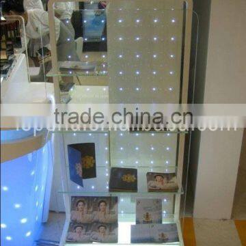 led light glass panel/transparent glass led display