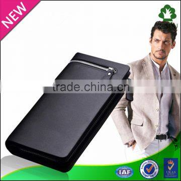 new stylish zipper mobile phone bag men's wallet