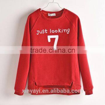 Hot New Products for 2015 Wholesale High Quality Pullover Women Fleece Custom Hoodies photo-3