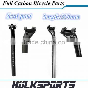 High Quality 25mm Offset Carbon Fiber Cycling Bicycle MTB Bike Seat Posts Seatpost 3K 27.2/31.6mm