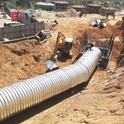 Настраиваемая овальная воронка из стали для дорог. Дешевый гофрированный металлический трубопровод диаметром 36 дюймов по цене