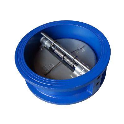 Válvula de retención de mariposa de disco doble H76X/H, válvula de retención de cierre lento de microresistencia de mariposa, válvula de mariposa de acero inoxidable photo-4