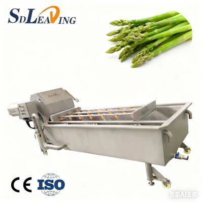 Vegetable and Fruit Washing Machine Bubble Cleaning Cabbage Lettuce Pepper Washer for Vegetable Processing Plants photo-3