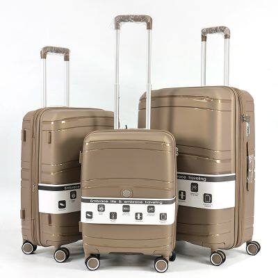 Light-weight Durable 20-24-28inch PP luggage sets