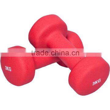 2 X Women Household Fitness Equipment Colorful Plastic Dipping Dumbbell