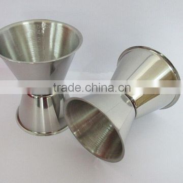 Stainless steel Cocktail Jigger ,15/30ml Jigger, measuring cups