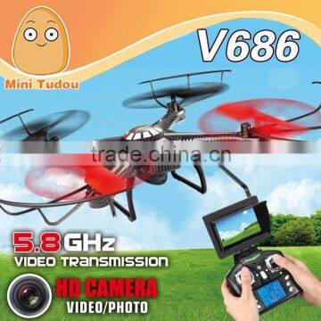 2015 V686g Hot Sale rc Drones Shantou Chenghai Toy Factory WL Toys V686G 2.4G 4CH 3D Rolling Fly Headless Quad Copter photo-3