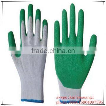 Latex Coated Gloves, Rubber Coated Gloves, Industrail Safety Cotton Hand Gloves photo-3