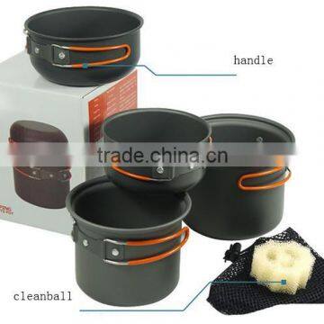 3~4persons Outdoor portable cookware camping Aluminum alloy PY71002