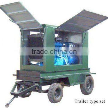 Trailer type diesel generator set