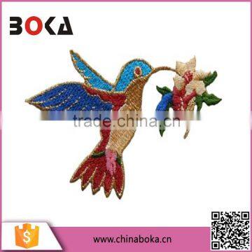 BOKA embroidery peace bird patches factory direct sell applique                        
                                                Quality Choice