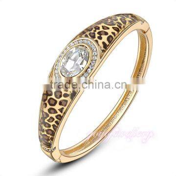 Charming crystal rose gold wholesale expandable bangle