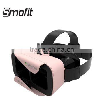 Gadgets 2016 newest virtual video screen glasses custom vr headset wholesale  vr Shinecon 3.0 3d glasses vr box in stock