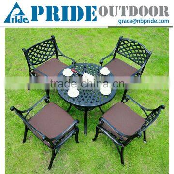 Cast Aluminum Furniture Patio Furniture Dining Set High Quality Cast Aluminum Table And Chairs Set