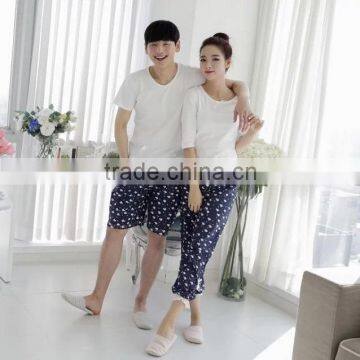 Noya Customized ZM 0300 Concise Couple Pajamas Set