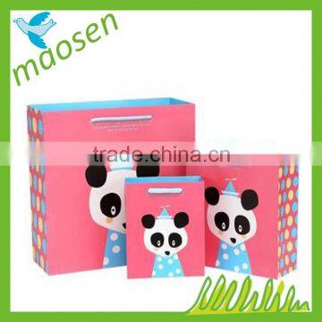 Customised fashion paper shopping bag with logo