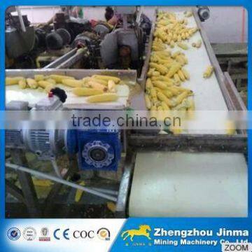 Stainless Steel Or Carbon Steel Flat Food PVC Belt Conveyor