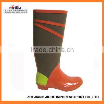 2013 Latest Rubber Rain Boot for women