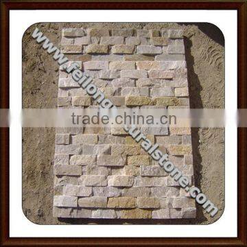 exterior beige stone panels