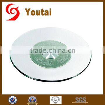 wholesale small round glass lazy susan wedding