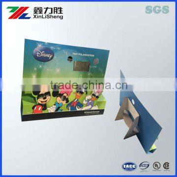 Customized display paper card/ paper card stand/ exhibition card