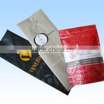 Aluminum foil coffee bags/ side gusset coffee bag/Coffee beans package