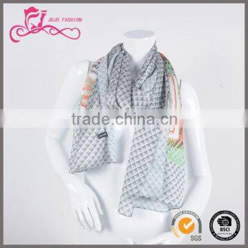 2016 the new own design bulk silk scarf for ladies