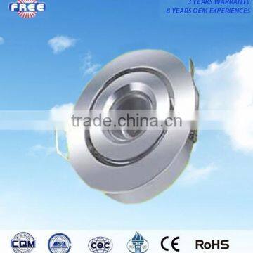 1w LED ceiling lamp out parts aluminum alloy round timeproof,used for shopping mall,supermarket,hotel,high-grade household