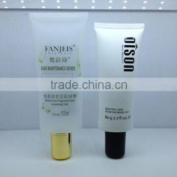 cosmetic tube packaging with special cap for whitening cream