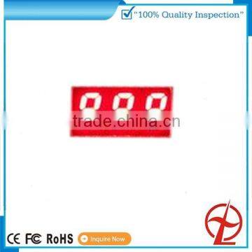 0.28" 7 segment led display 3 digit with red color