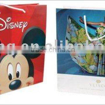 printed paper shopping bag
