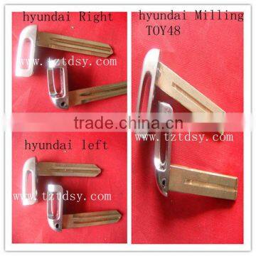 Tongda high quality spare key for hyundai smart key blade