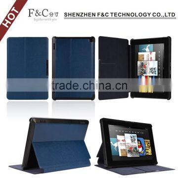 High quality Fashional leather case for amazon kindle fire hd 7.0