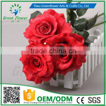 Greenflower 2016 Wholesale Handscrafts Real Touch Latex PU China Artificial Flowers Big Rose for Wedding Decoration Occation photo-4