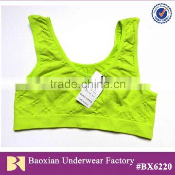 fashion floral women sport bra seamless