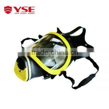 Full silica material single filter gas mask