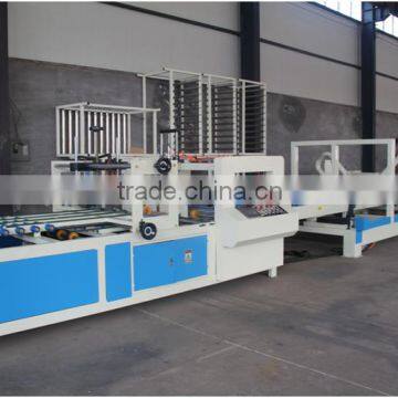 Automatic corrugated carton box folder gluer machine