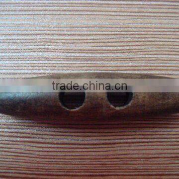 59.5mm 2 holes buffalo horn button