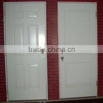 metal panel door(panel steel door with cutout)