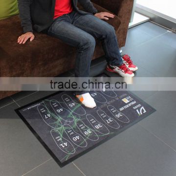 Comercial Use Promotional Mat For Shoes with Nylon Pile