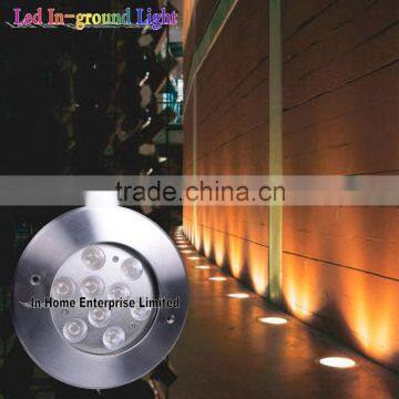 9W Lens Optional IP67 Led Underground Light for Outdoor Landscape Lighting photo-4