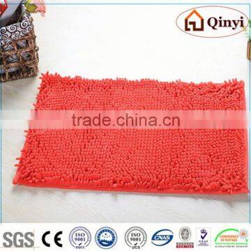 NEW Washable Shaggy Chenille Rubber Backing Floor Mat / Chenille mat-QINYI