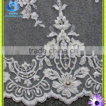 Embroiedered lace fabric CA142B